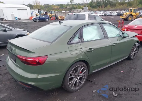 2024 Audi S4 Premium Plus Tfsi Quattro Tiptronic из США, поврежденный, VIN WAUB4AF4XRA016868